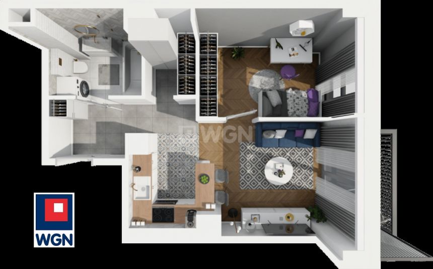 Gdańsk Siedlce, 587 998 zł, 37.09 m2, kuchnia z oknem miniaturka 7