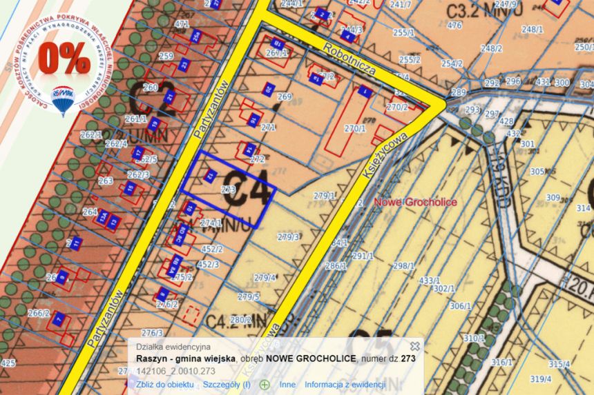 Działka mieszkaniowo-usługowa k/Raszyna miniaturka 9