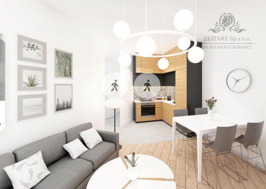 Piękne mieszkanie 2pok. o pow 38,20m2 z balkonem/ Partynice Braterska miniaturka 3