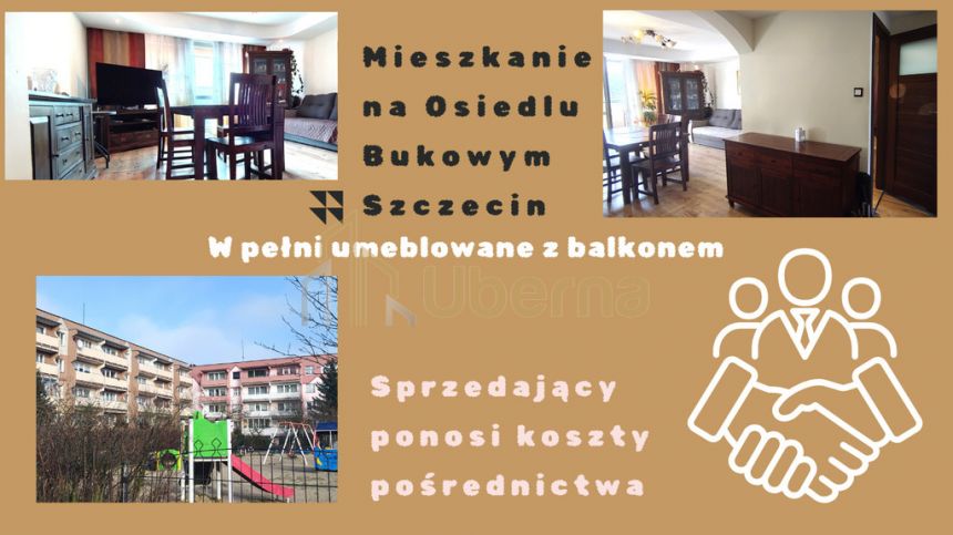 Szczecin Bukowe 3 pok. mieszkanie z balkonem - zdjęcie 1