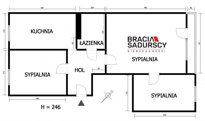 3-pok mieszkanie/po gen.remoncie/os.Tysiąclecia miniaturka 3