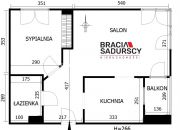 Kraków Prądnik Biały, 790 000 zł, 51.31 m2, umeblowane miniaturka 20