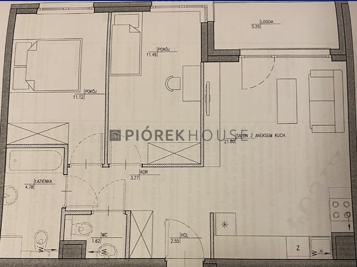 3-pokojowe mieszkanie na Wilanowie miniaturka 8