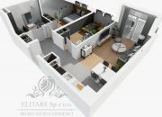 Mieszkanie nowe 3pok, 47,20m2 balkon / Krzyki, Księże Wielkie, Wrocław miniaturka 4