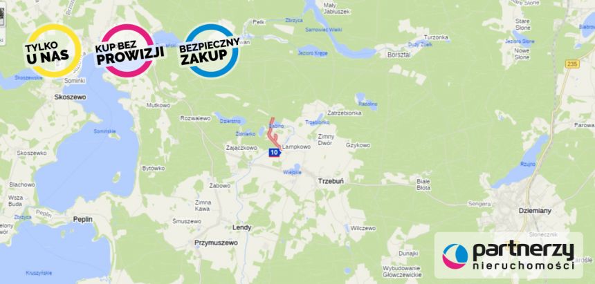 Trzebuń Lampkowo, 490 000 zł, 30.17 ar, budowlana miniaturka 13