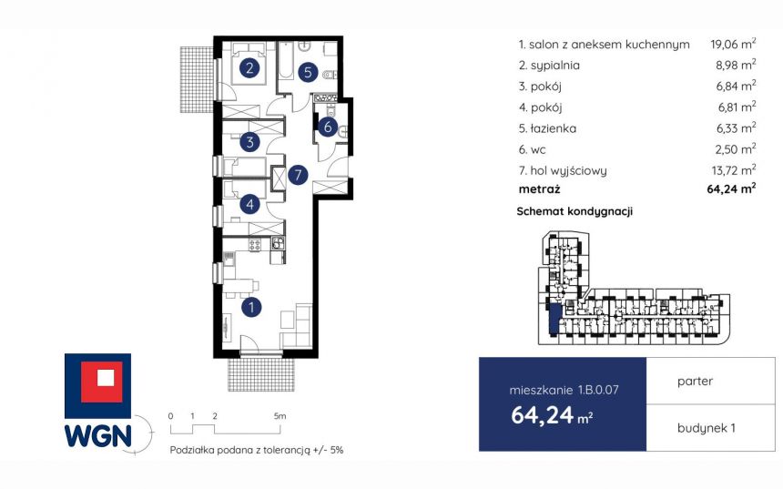 Lublin, 666 362 zł, 64.24 m2, parter, 7 miniaturka 4