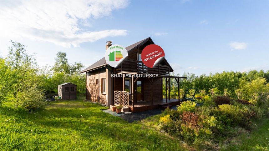 Dom z widokową działką Rupniów gm. Limanowa - zdjęcie 1