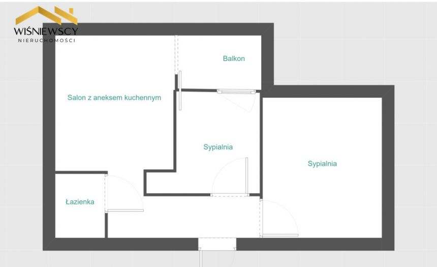 Mieszkanie 3-pokojowe 54.62 m2 Elbląg Os. Sadowa miniaturka 10