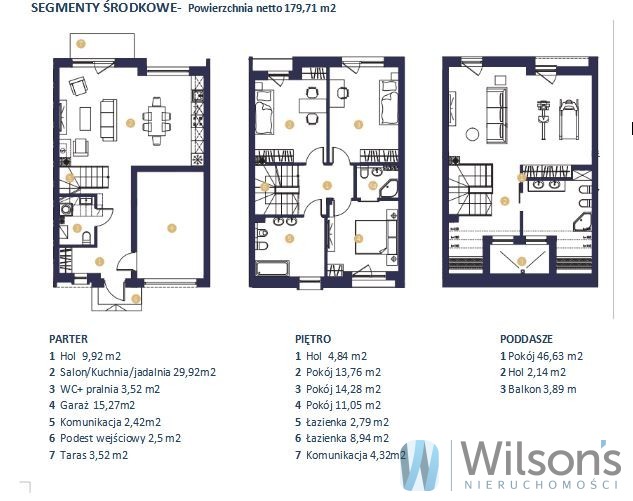 Łomianki Buraków, 1 190 000 zł, 179.71 m2, segment środkowy miniaturka 6