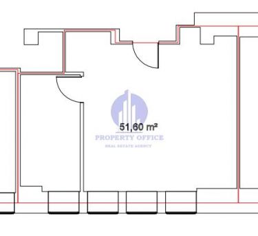 Śródmieście: biuro 51,60m2