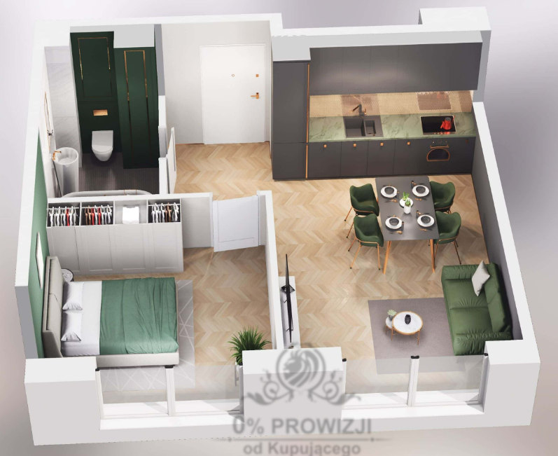 2pok.mieszk.w centrum Wrocławia/Przedmieście Świdnickie/pod wynajem/dla studenta miniaturka 18