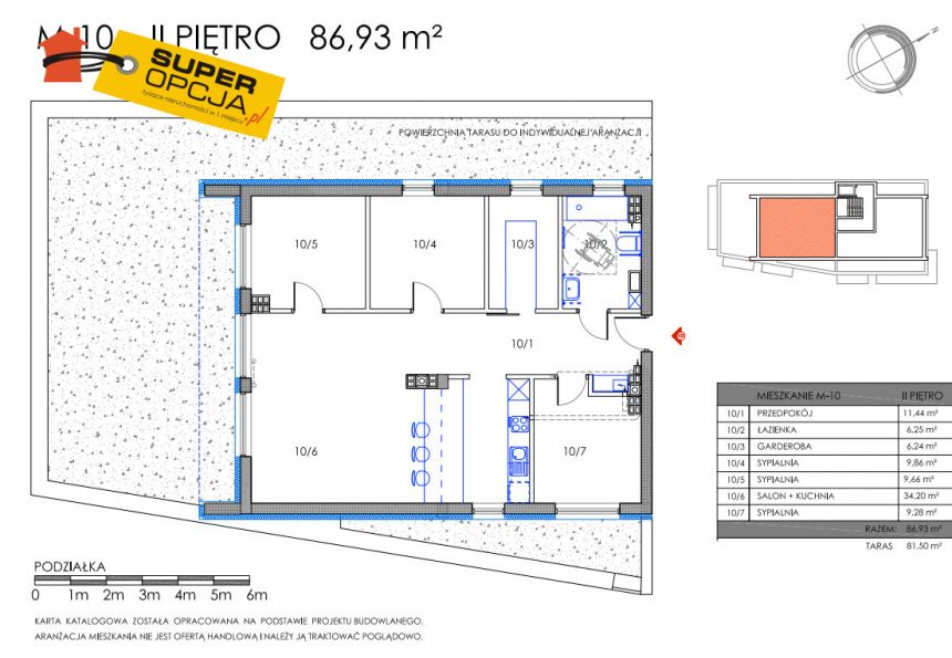 Kraków Ruczaj, 1 391 000 zł, 86.93 m2, z balkonem miniaturka 3