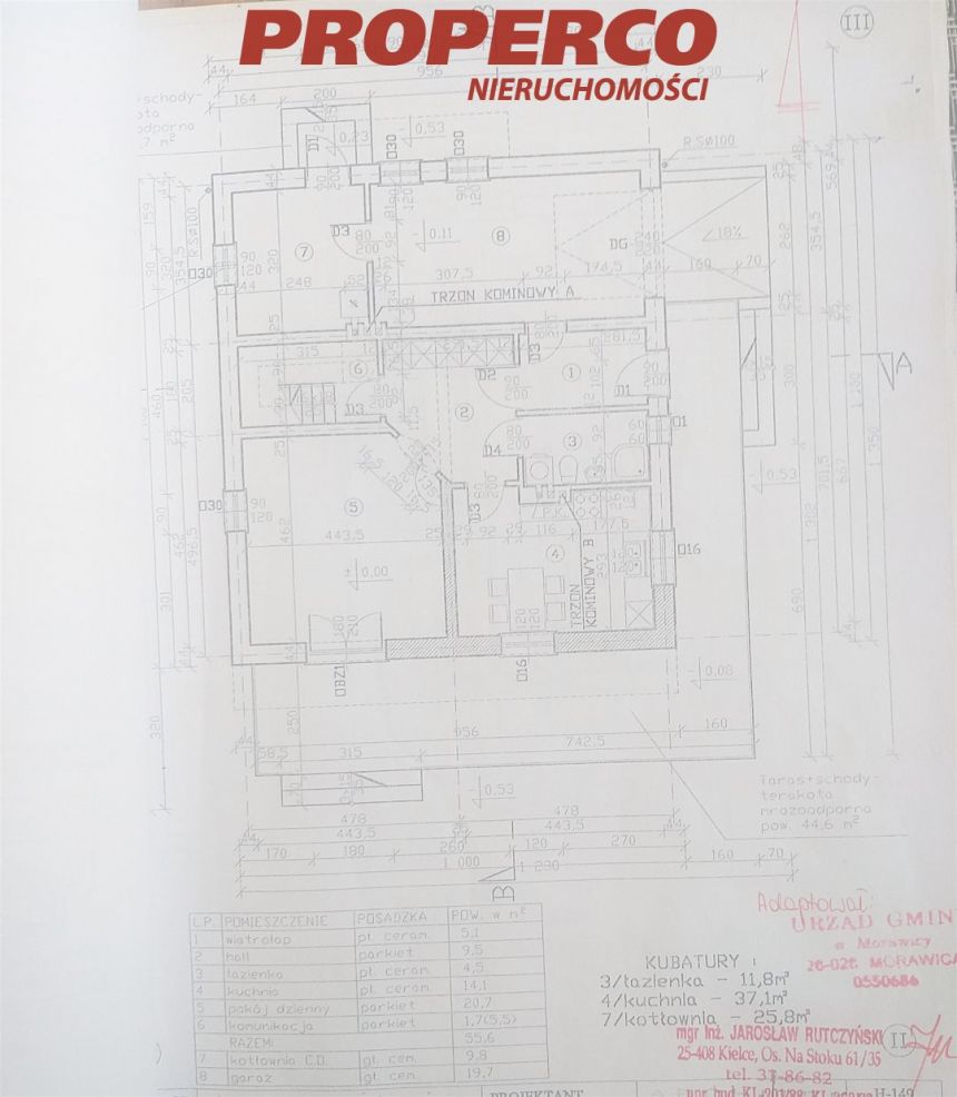 Dom, 5 pokoi, uż. 106,5 m2, Lisów, gm. Morawica miniaturka 30