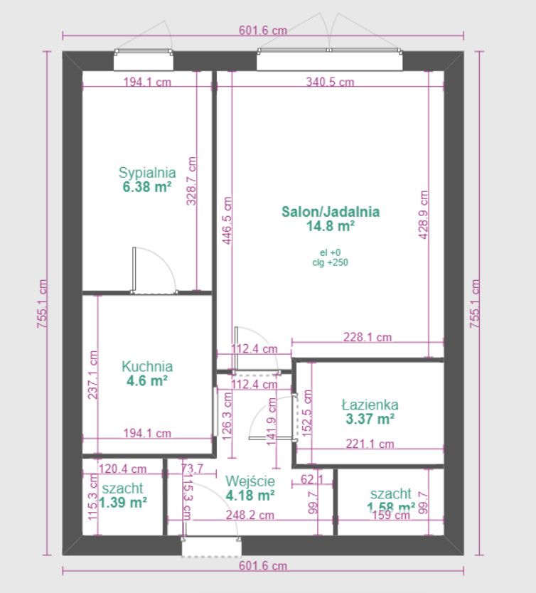 Sanok, 218 000 zł, 33 m2, 2 pokojowe miniaturka 12