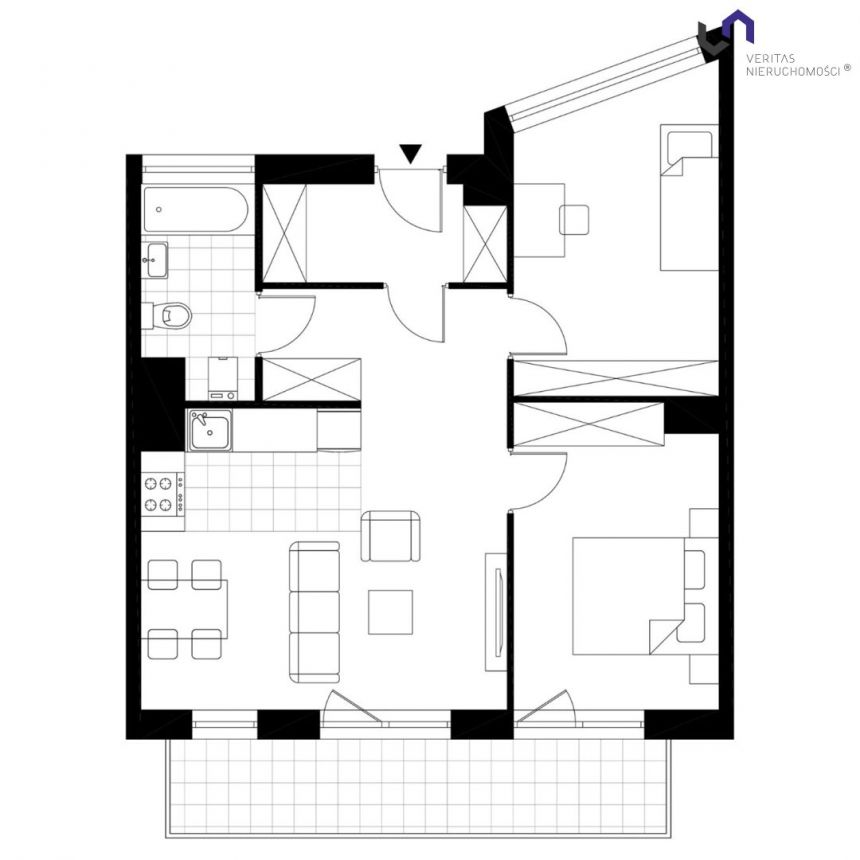 Katowice Józefowiec, 589 160 zł, 57.2 m2, w apartamentowcu miniaturka 2