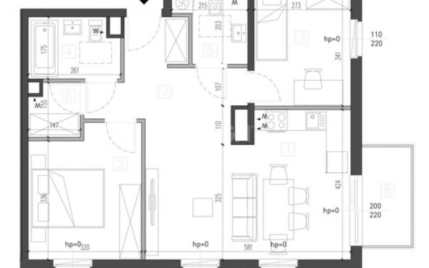 Żarów, 416 520 zł, 64.08 m2, kuchnia z oknem miniaturka 2