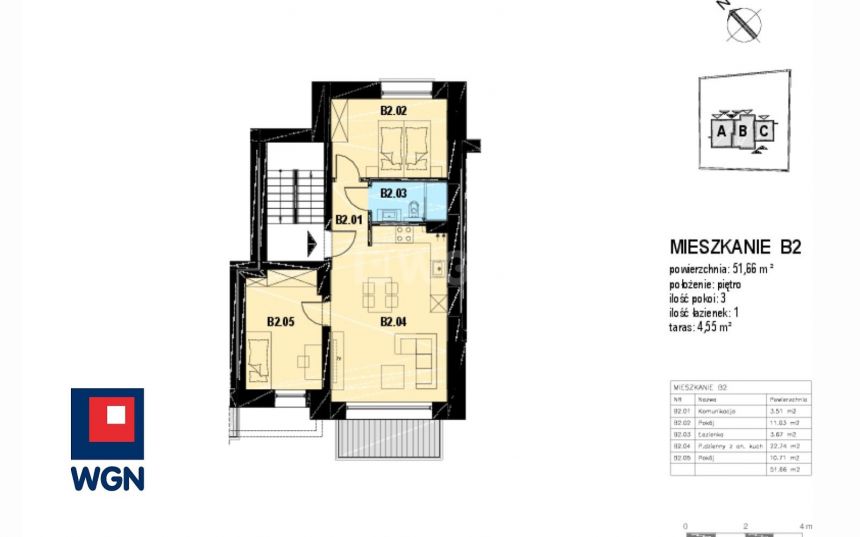 Ustroń, 729 000 zł, 51.48 m2, do wykończenia miniaturka 4