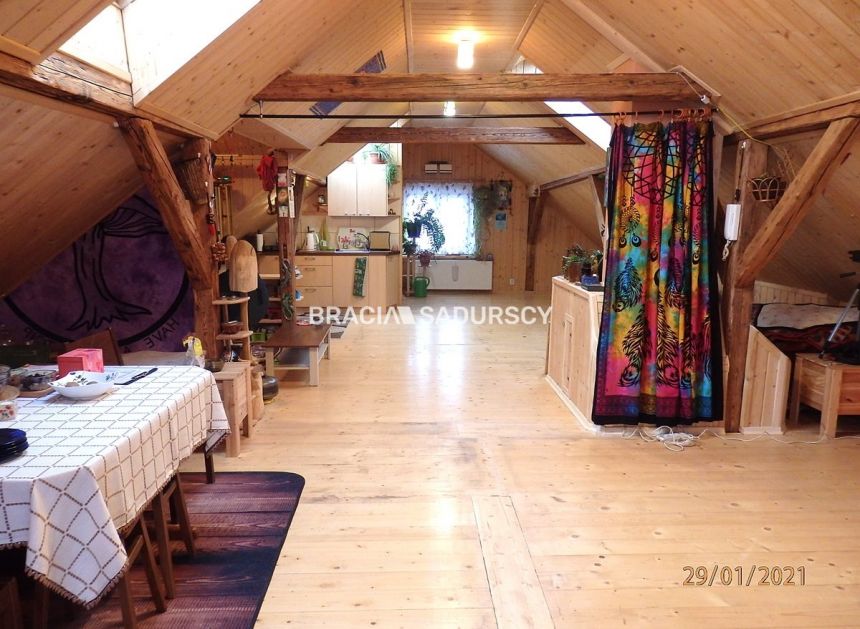Tajemniczy ogród, siedlisko, zabytkowy dom z bali miniaturka 30