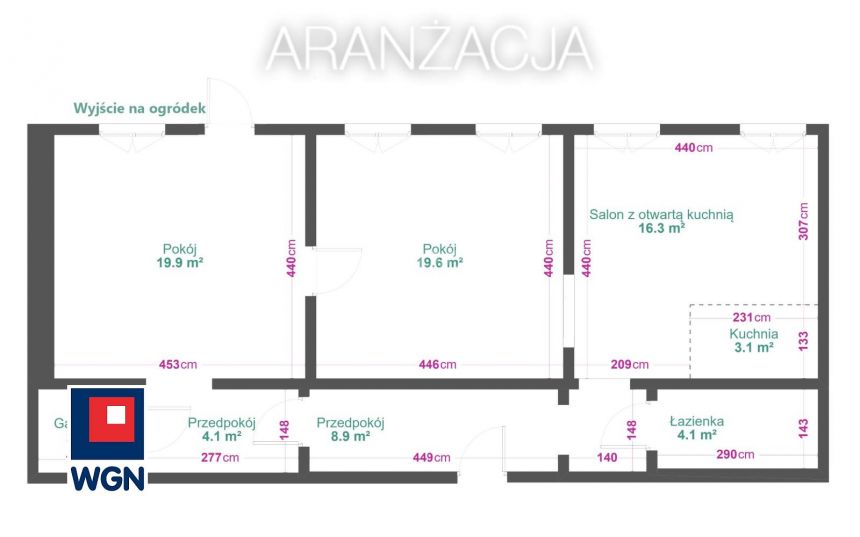 Sosnowiec Osiedle Naftowa, 479 000 zł, 80.22 m2, parter miniaturka 11