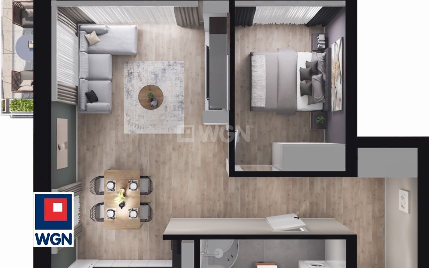 Krzywiń, 258 388 zł, 49.69 m2, do wykończenia miniaturka 2