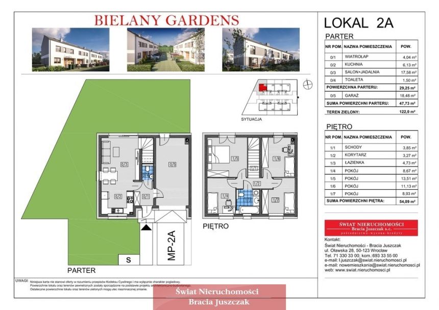 Pół Bliźniaka|5 pokoi|2 MP|OGRÓD- 122m2 miniaturka 3