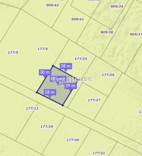 Działka Dołuje 825 M2 miniaturka 3