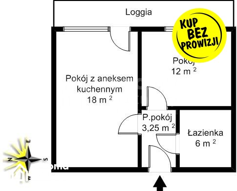 Poznań Rataje, 390 000 zł, 39.25 m2, M2 miniaturka 4