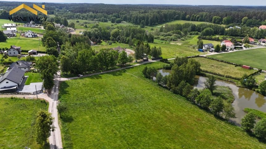 Działka budowlana 1224 m2, Zajezierze, wydane WZ miniaturka 4