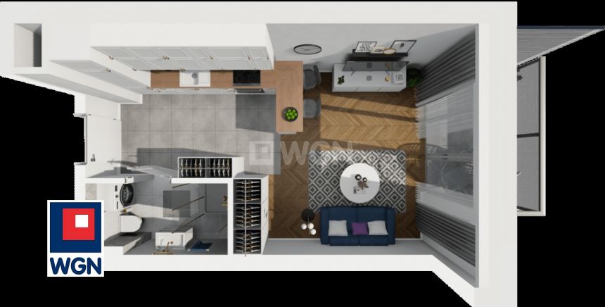 Gdańsk Śródmieście, 364 000 zł, 25.26 m2, kuchnia z oknem miniaturka 7