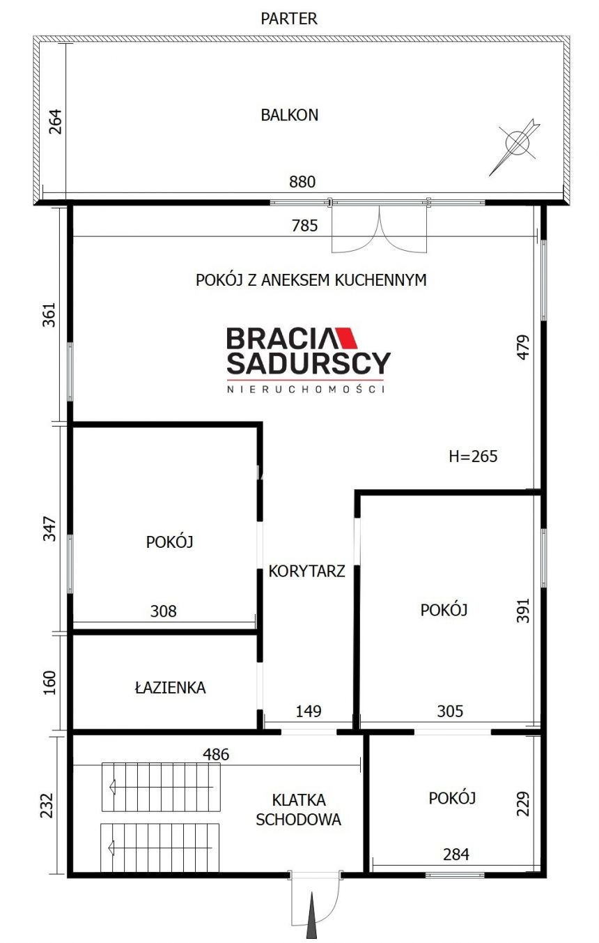 Apartament 3 pokoje, Przegorzały- Wola Justowska miniaturka 3