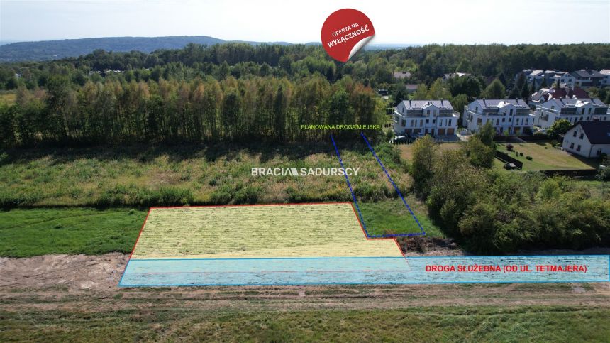 działka budowlana w Krakowie - Bronowice - zdjęcie 1
