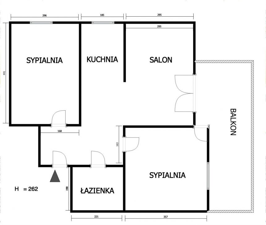 3 pokoje - 57,14m2 - Bronowice Residence miniaturka 3