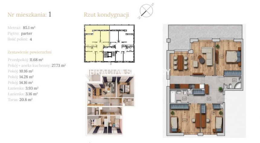 MIESZKANIA W STANIE DEWELOPERSKIM KRAKÓW miniaturka 3