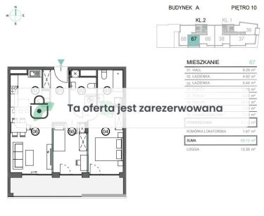 3-pokojowy apartament na 10. piętrze!