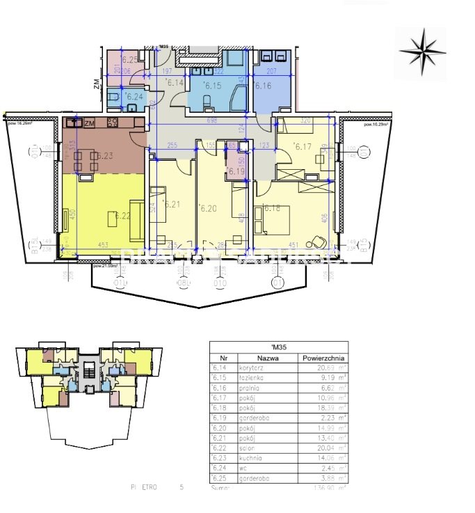Apartament 136m2 5 pok. przy parku Klucze miniaturka 3