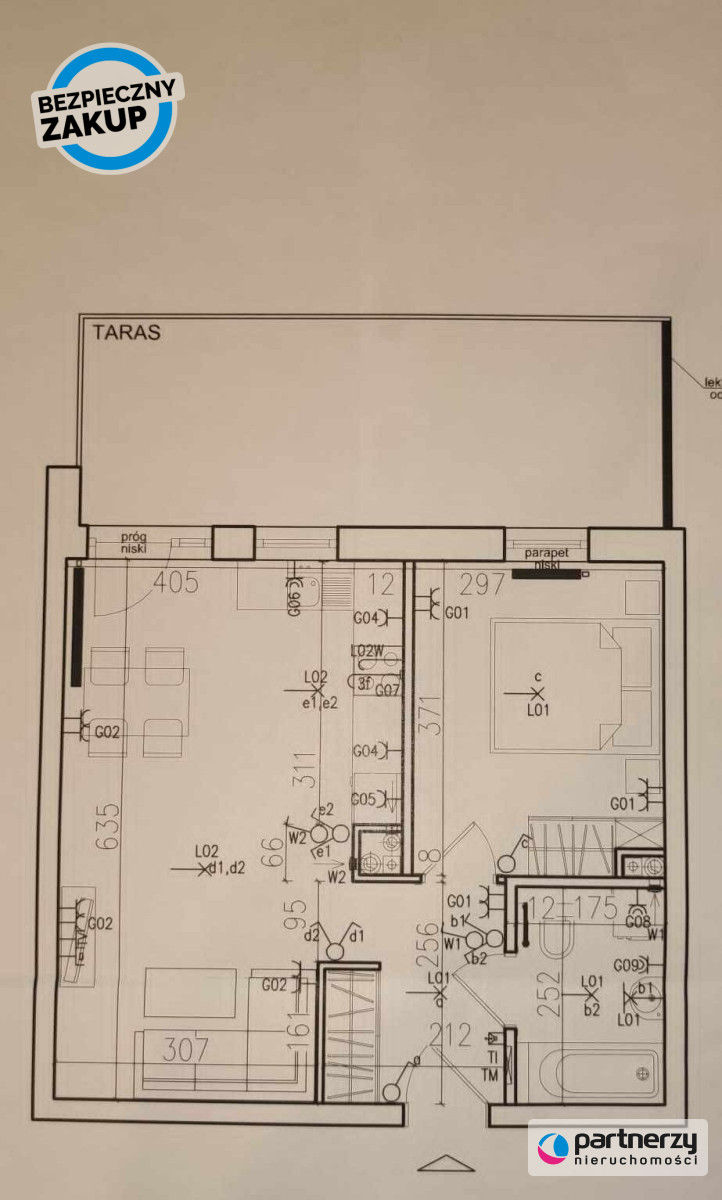 Gdańsk Zaspa, 829 000 zł, 42.71 m2, parter/4 miniaturka 31