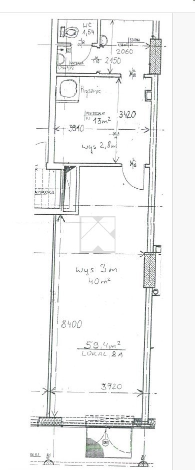 Salwator Lokal Handlowo Usługowy 59,4 m2 wynajmę miniaturka 13