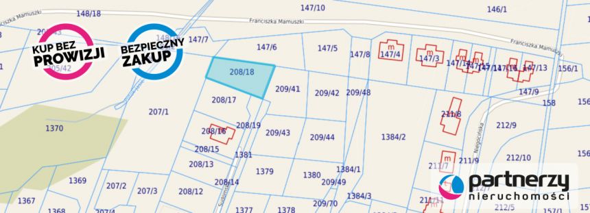 Gdańsk Kiełpino Górne, 599 000 zł, 10.5 ar, budowlana miniaturka 2