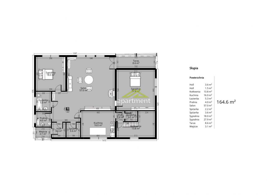 Pacanów, 379 000 zł, 165 m2, jasna kuchnia z oknem miniaturka 23