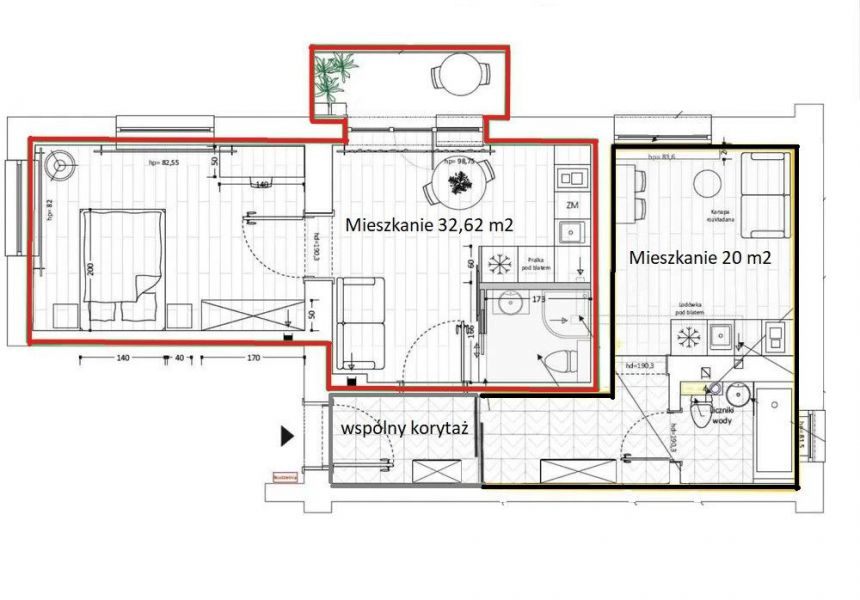 Toruń, 597 000 zł, 52.62 m2, pietro 1 miniaturka 14