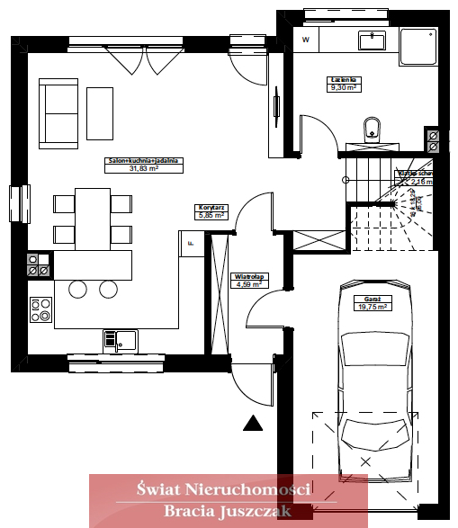 Gotowy segment; 5 pokoi;pompa ciepła; ogród 117 m2 miniaturka 4