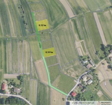 Działki budowlane 0,10 ha, 0,12 ha, Lipiny, Pilzno