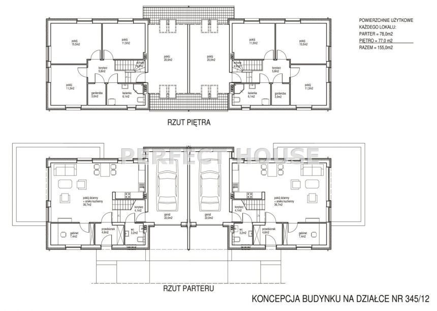 POD DWULOKALOWY SKÓRZEWO - gotowy projekt miniaturka 10