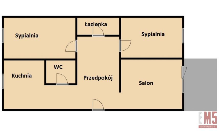 Suwałki, 369 000 zł, 61.3 m2, 4 pokojowe miniaturka 11