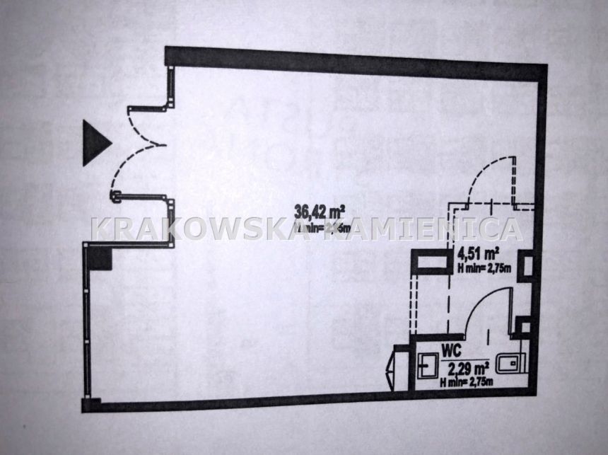 LOKAL 35 M2 NA WYNAJEM - PODGÓRZE miniaturka 4