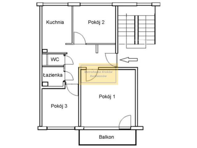 OKAZJA, Prądnik Cerwony 65m2, 3p+k. Zieleń, spokój miniaturka 11