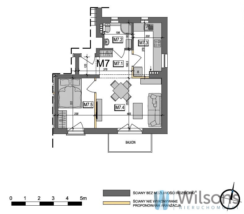 Hel, 759 000 zł, 43.08 m2, z balkonem miniaturka 2