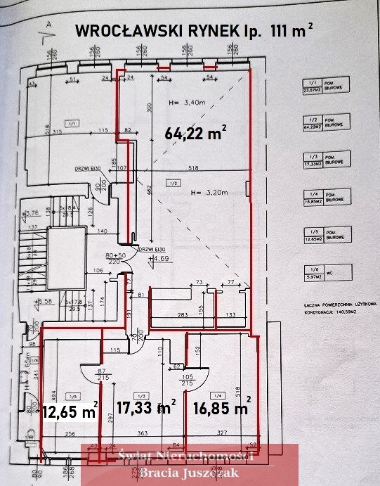 Wrocław Stare Miasto, 3 990 zł, 111 m2, wejście z klatki schodowej miniaturka 7