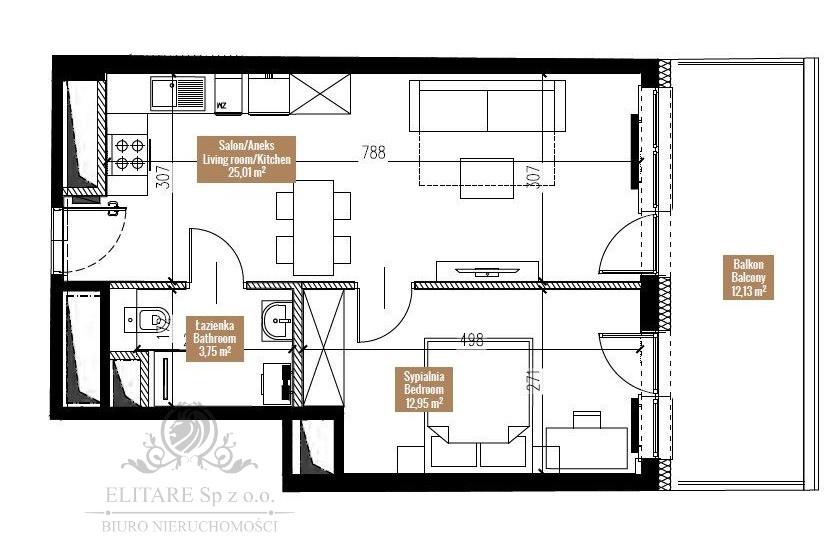 Piękny apartament, Stare Miasto, 600m od Rynku! Idealny pod wynajem! miniaturka 14