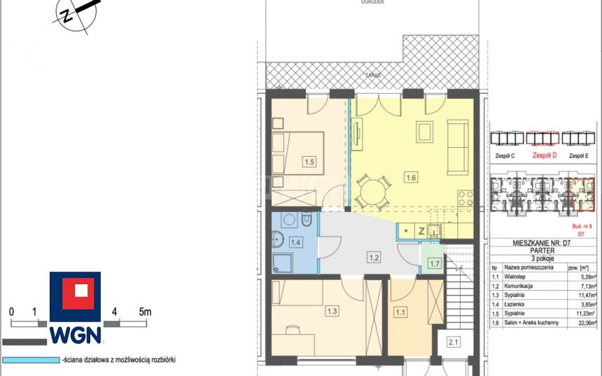 Kielce, 576 472 zł, 62.66 m2, do wykończenia miniaturka 9